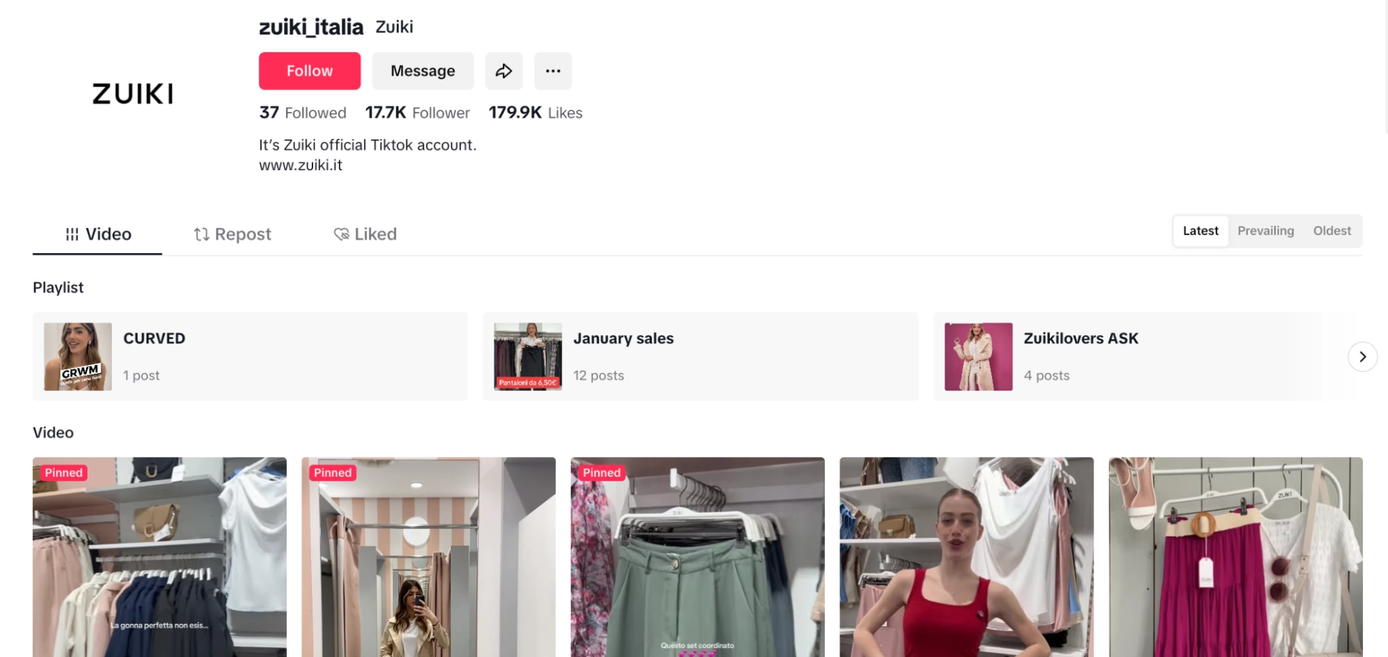 TikTok Advertising for Zuiki (Fashion Brand)